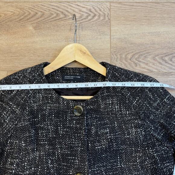 Vintage Jones New York Black & White Tweed Jacket – Size M - Picture 6 of 9